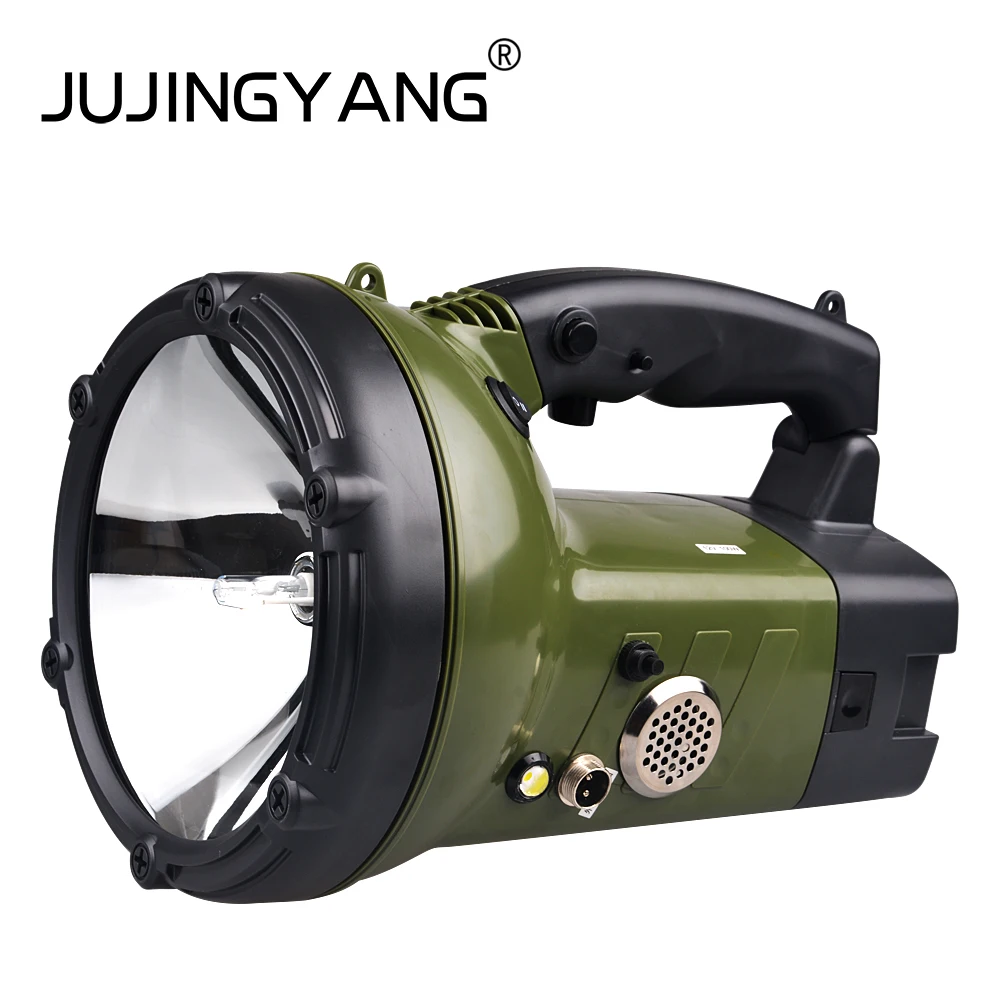 Koop Draagbare Spotlight 100 W HID Xenon Zoeklicht Boot High power Oplaadbare 220 W jacht militaire Zaklamp