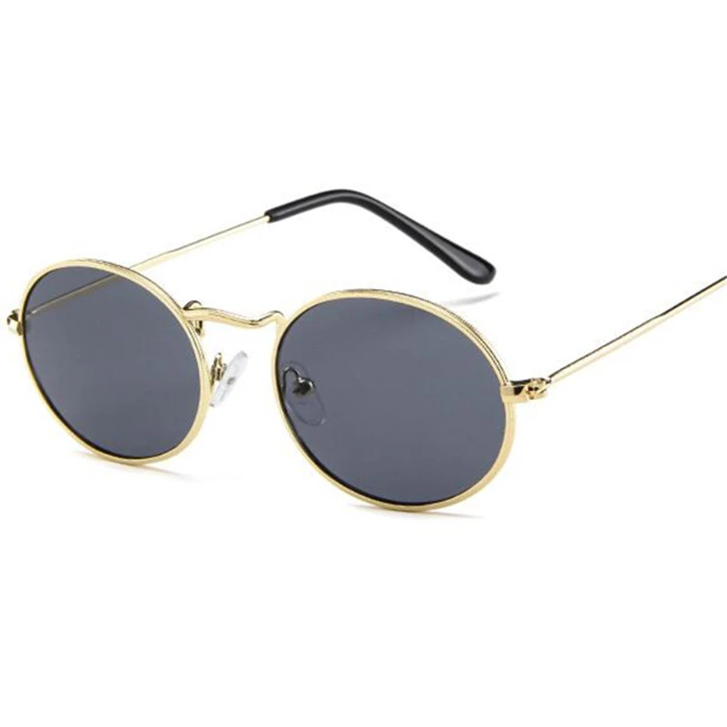 

2018 Retro Round Sunglasses Women Men Brand Designer Sun Glasses For Women Alloy Mirror Sunglasses Ray Female Oculos De Sol