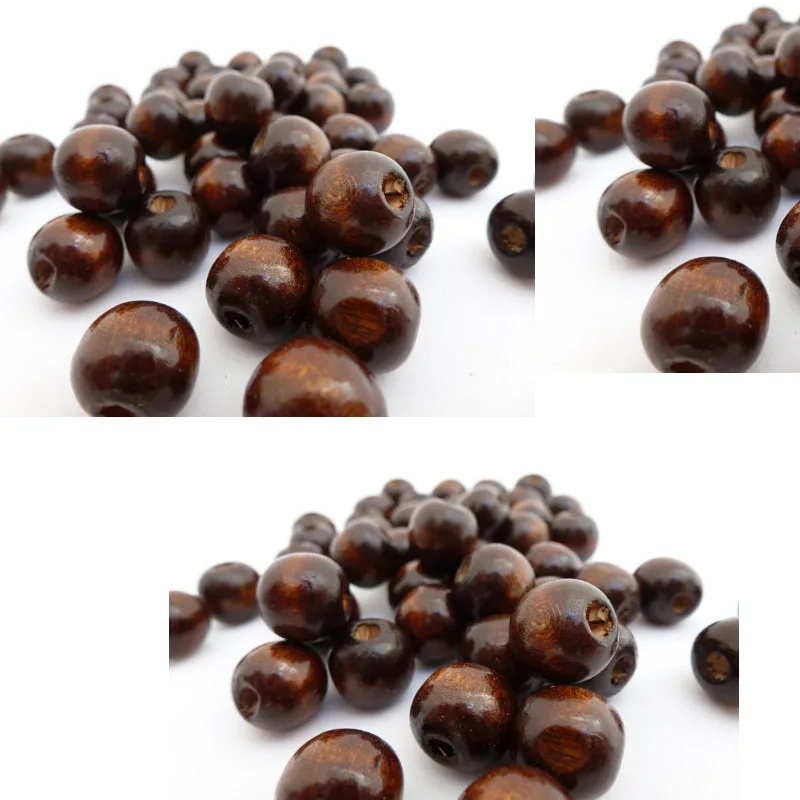 50 x Dark Brown Wooden Beads 12mm|beads 12mm|beads beadsbeads brown