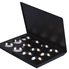 Лучшие продажи 12 сетки тени для век Палитра принадлежности для макияжа Косметическая пустая коробка с магнитом