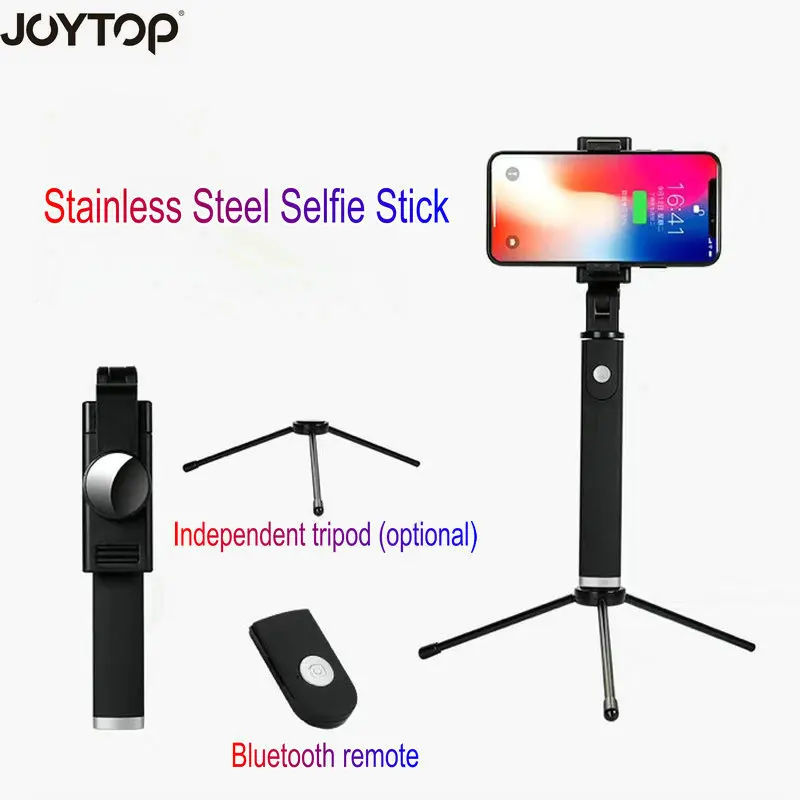 

JOYTOP Wireless Bluetooth Selfie Stick For iPhone for Android Smartphone Handheld Foldable Tripod Mirror Remoter Selfie Stick