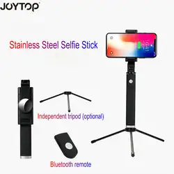 JOYTOP Беспроводная Bluetooth селфи-палка для iPhone для Android смартфон ручной складной штатив-зеркало Remoter Selfie Stick