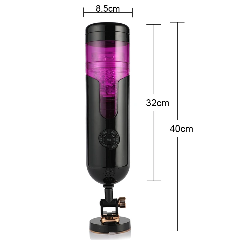 Men's Hands-free Auto Sucking Retractable Passion Aircraft Cup Male Penis Exercise Masturbator Masturbation Cup Adult Sex Toys