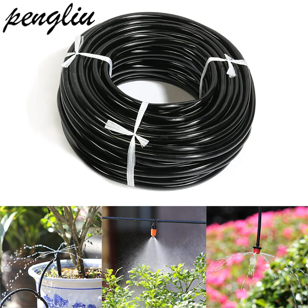 10m 4 7mm Greenhouse Garden Irrigation Automatic Watering Pipe Fittings