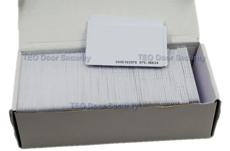 100pcs RFID Cards 125KHz Smart Card Proximity RFID Tag for Access control rfid tag door open 0.9mm card