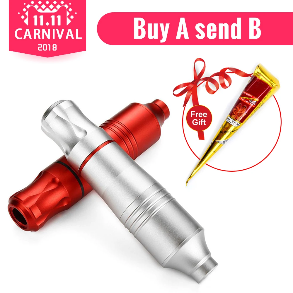 

Professional Tattoo Machine Motor Rotary Tattoo Pen Space Aluminum Eyebrow Cartridge Pen Make up Kit Eyebrow Tattoo Machine