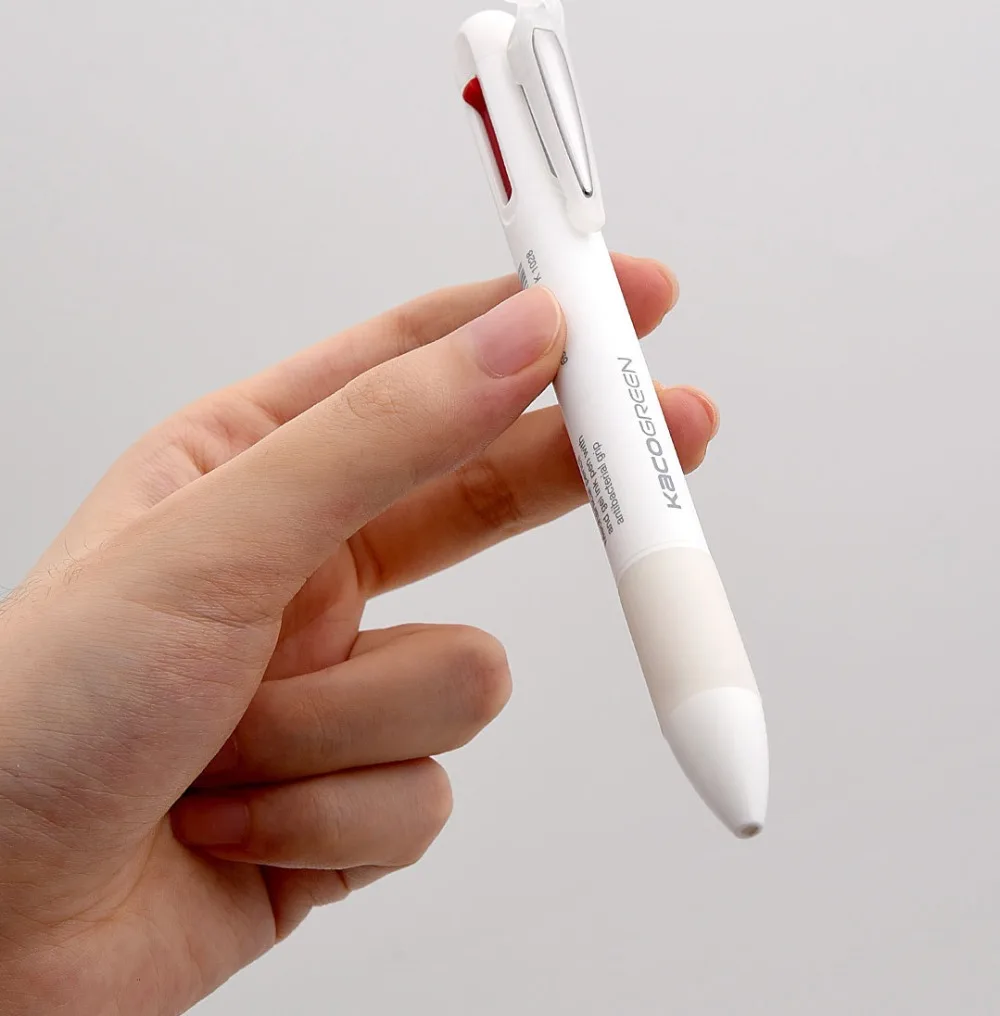 Оригинальные многофункциональные ручки Yuopin KACO 4 в 1 0 5 мм черная синяя красная