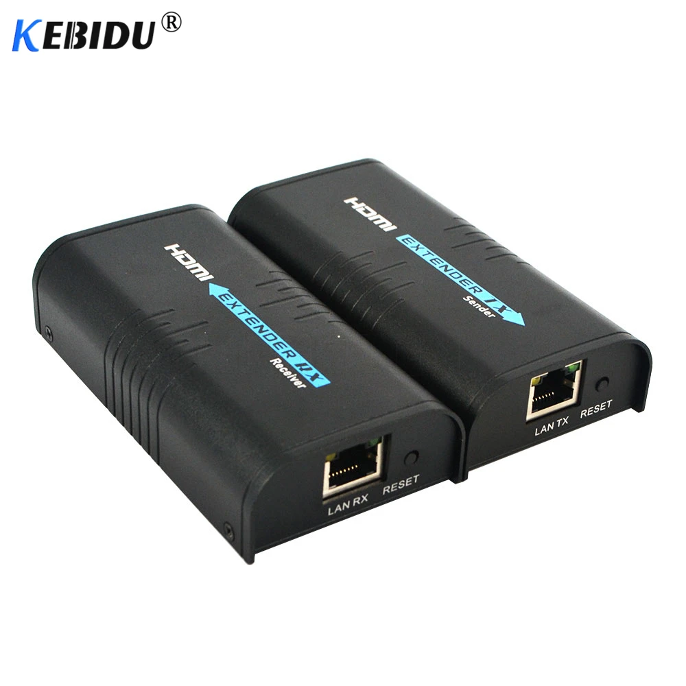 Kebidu 1080P HDMI удлинитель Ethernet сетевой передатчик приемник/удлинитель отправителя