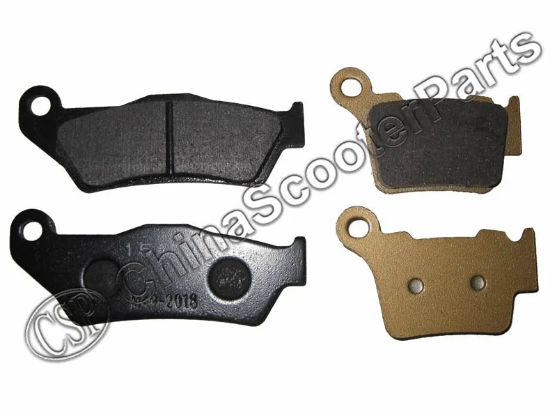 2 пары спереди и сзади тормозные колодки для KTM 125/200/250 SX EXC EXC125 2005 2006 2007 2008 2009 2010 2011 2012 2013 2004