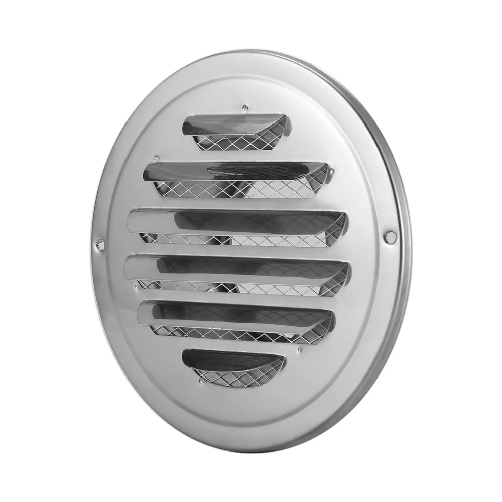 Нержавеющая сталь стенное вентиляционное отверстие вытяжка для ванной комнаты выход решетка с решеткой, туфли на плоской подошве с круглым носком, решетка воздуховод вентиляционная крышка