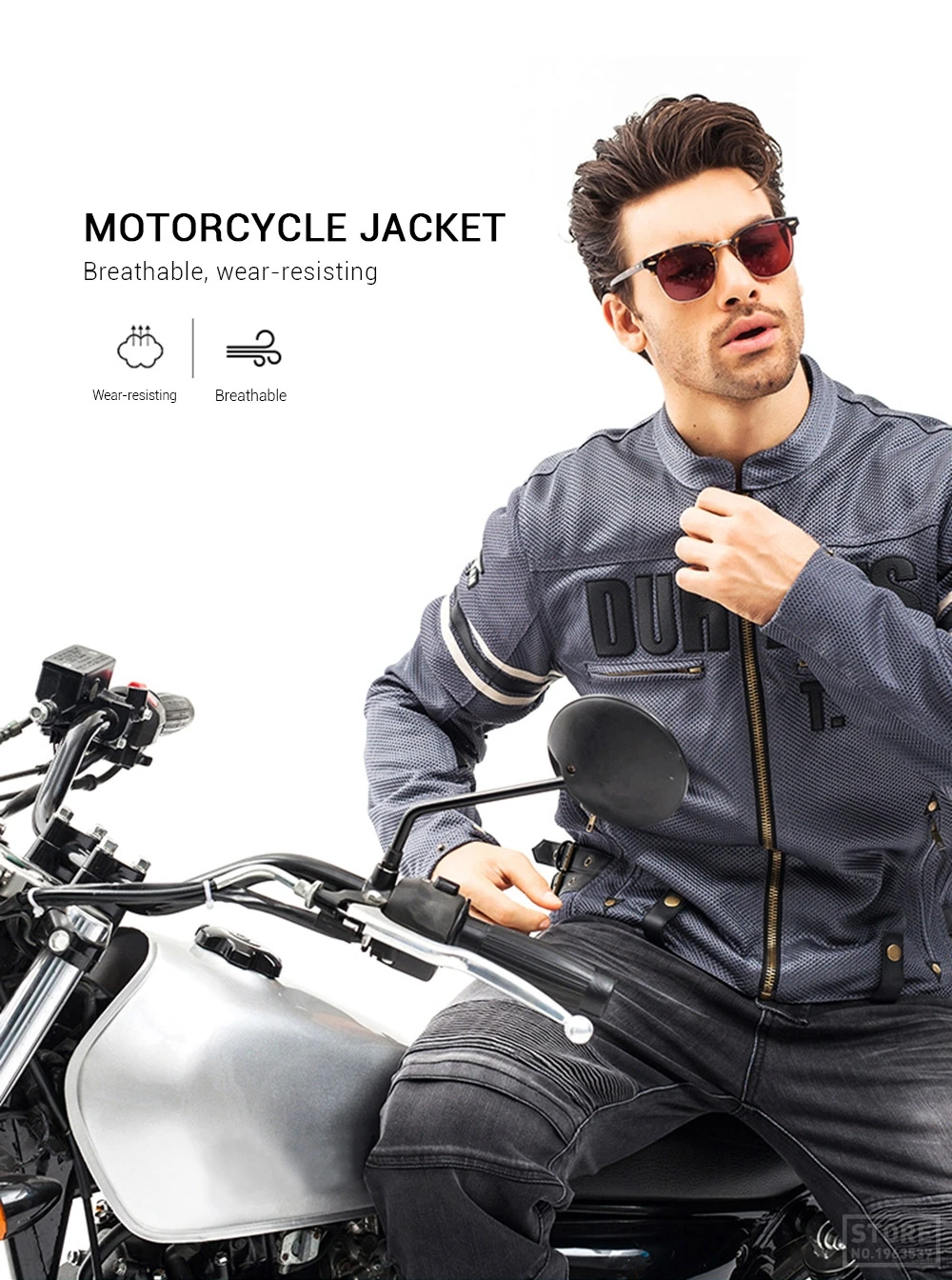 DUHAN мотоциклетная куртка мужская летняя Chaqueta мотоциклетная куртка одежда для верховой езды дышащая сетчатая ткань туристическая гоночная куртка мотоциклетная