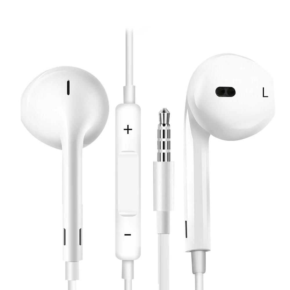 Оригинальные Apple Lightning EarPods и 3 5 мм проводные наушники вкладыши для iphone 6S 7 8 Android