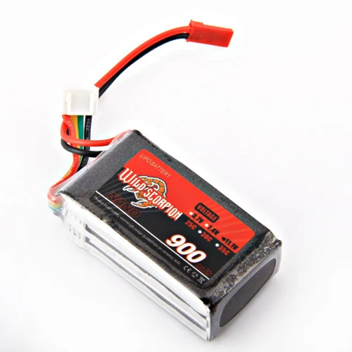 

1pcs Wild Scorpion 11.1V 900mAh 25C Lipo Battery For RC Quadcopter Drone Helicopter Car Airplane