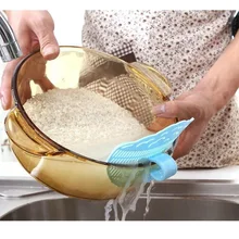 1 шт. риса фильтр Пластик риса пробка многофункциональный многоцелевой милый смайлик Clipable модные креативные сине-зеленый 13 см* 11 см