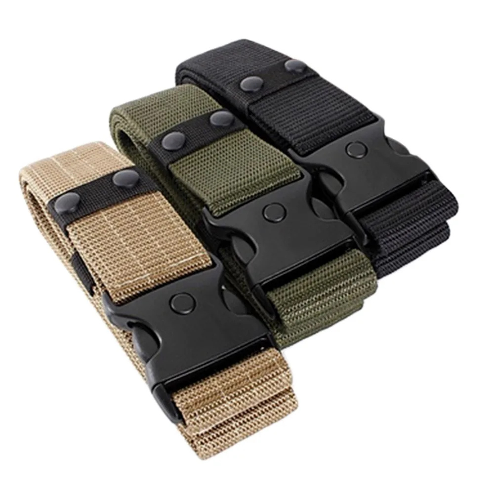 

2017 Hot Sale Adjustable Sport Tactical Belt Combat Rigger Militaria Military Waistbelt For long-lasting With three Colors