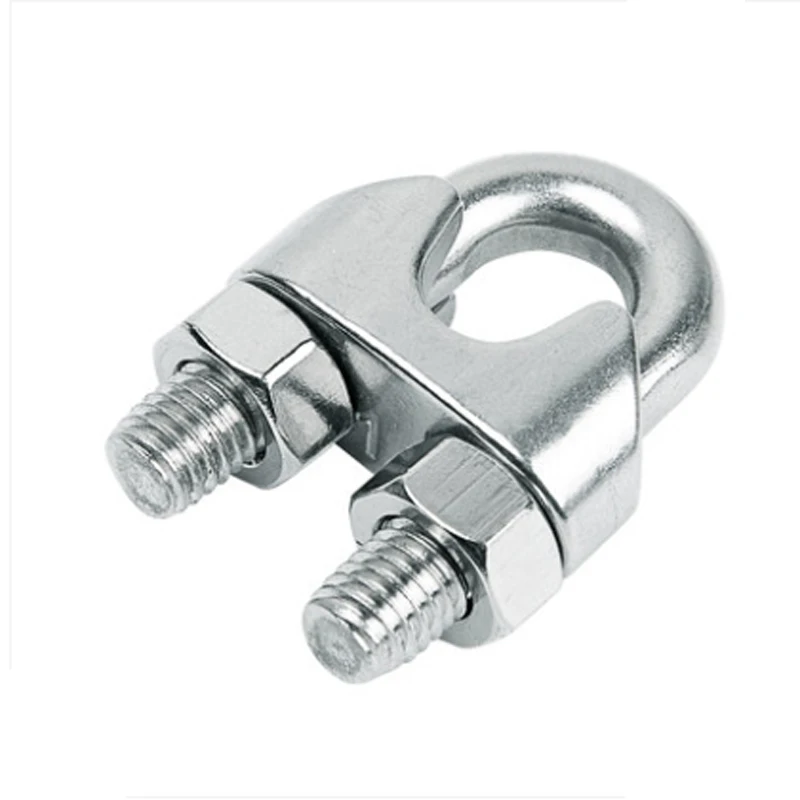 4mm,304,321,316 Stainless Steel Wire Rope Clip Cable Clamp rigging