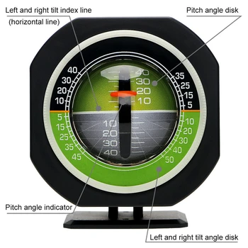 

High Sensitive Adjustable Viewing Angle Luminous Gradient Car Supplies Durable Gradient Slope Meter High Free Rotation