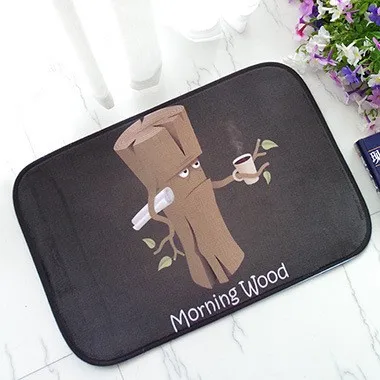 

2017 New Arrival 40*60cm Bath Mats Bathroom Rug Absorbent Non-slip Carpet Super Funny Welcome Mat