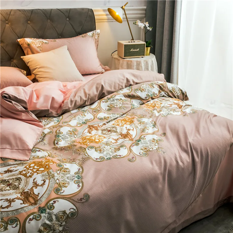 Bohemian Bedding Sets 4pcs Mandala Duvet Cover Set Flat Sheet