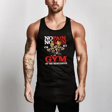 Аниме печатных летние воздухопроницаемые сетчаты для мужчин спортивные фитнес жилет тонкий Быстросохнущий сетка спортивный костюм