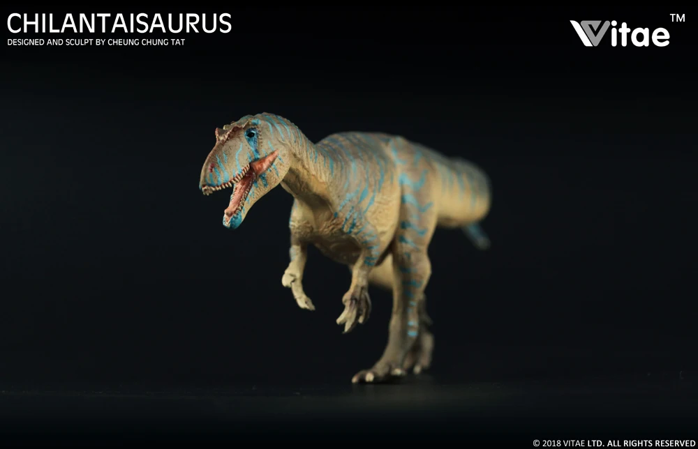 2018 жизненная модель динозавра Юрского периода животного Chilantaisaurus Tashuikouensis