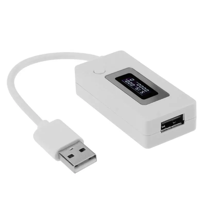 Тестер емкости аккумулятора Micro USB с ЖК дисплеем измеритель напряжения и тока для