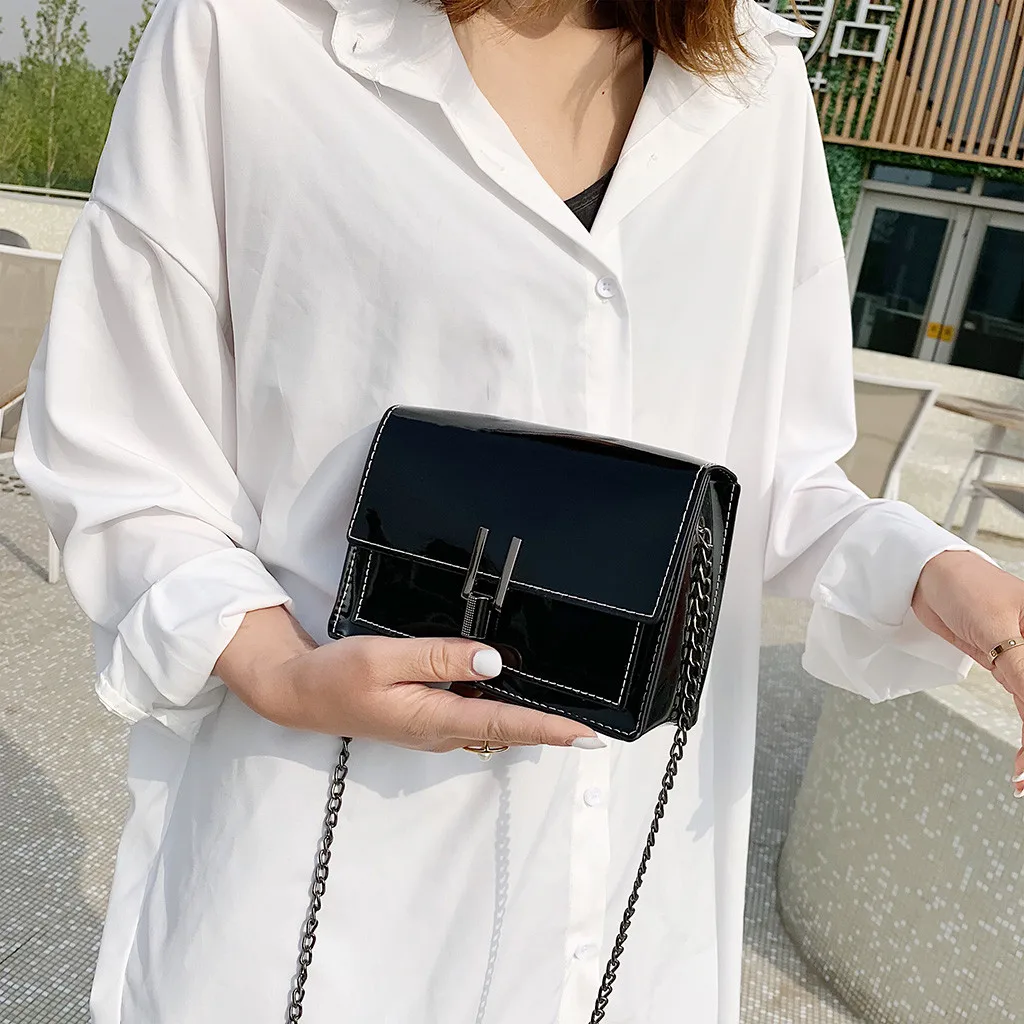 

Crossbody bags for Women Leather Handbags Fashion Small Flap Chain Shoulder Handbags Crossbody Bags for Women Messenger Bag#15$