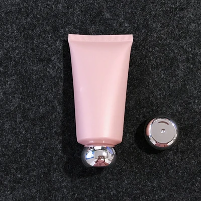 30 шт. 50 г розовые мягкие пластиковые тубы пустые, для косметического крема эмульсия упаковочных контейнеров - Цвет: 1.5-4
