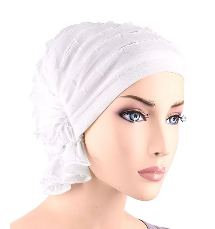 Шифон Durags тюрбан банданы Tichel для рака женский головной убор для женщин платок химиотерапия шляпа тюрбан головной платок шарфы предварительно завязанные