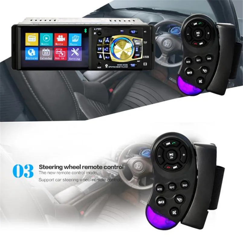

Bluetooth Car Stereo Audio Bluetooth Handsfree FM Aux Input Receiver SD USB MP3 P30 Support Drop Shipping Sep 14