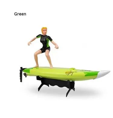 Летняя игрушка детский бассейн игрушка для игры в воду обучающая игрушка RC Серфер доска для серфинга электрические радиоуправляемые катера парусники радиоуправляемые игрушечные лодки - Цвет: Зеленый
