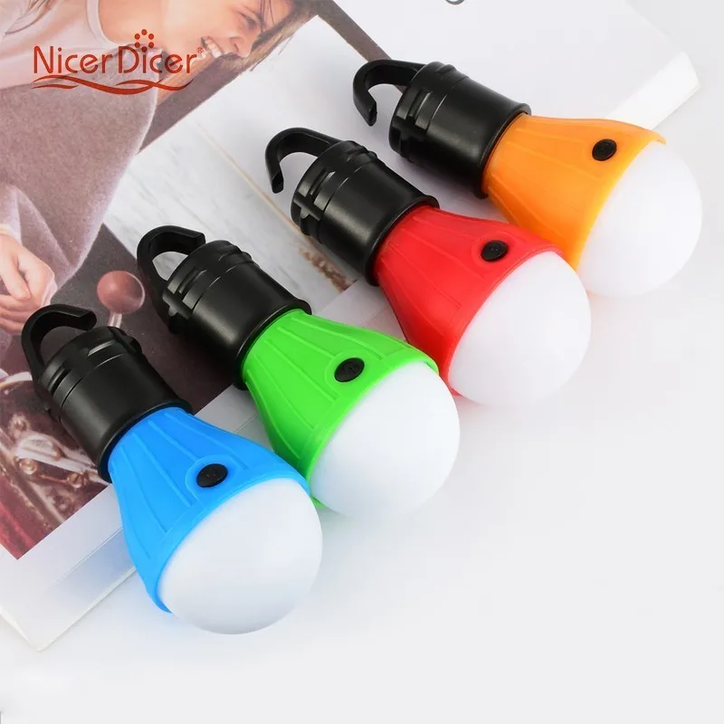 

1Pc 4 Colors Portable Emergency Festival Soft Light Hanging 3 LED Lanters Bulb Fishing Lantern Energy Saving Lamp For Household