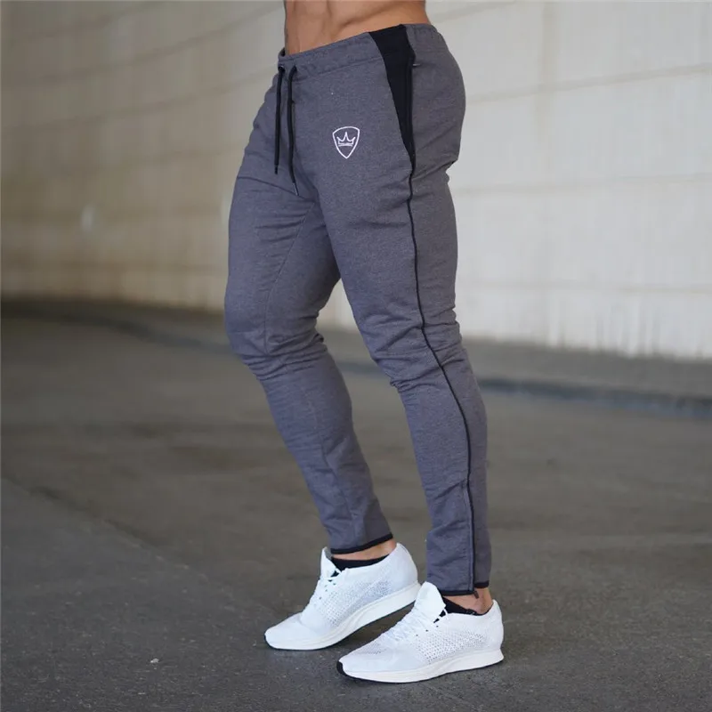NANSHA новые тренажерные залы мужские повседневные тренировочные брюки для фитнеса спортивные штаны мужские спортивные штаны Летние штаны для бега фитнес брюки - Цвет: Dark gray