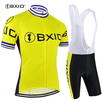 

BXIO 2020 Cycling Jersey Sets Summer Style Short Sleeves Ropa Ciclismo Hombre Bicicleta Bike Pro Cycling Clothing 051