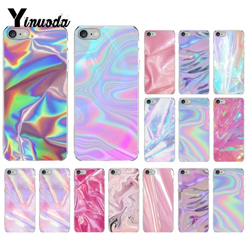 

Yinuoda Pastel Metallic Tumblr Soft Silicone Phone Case for iPhone 8 7 6 6S Plus 5 5S SE XR X XS MAX 10 Coque Shell