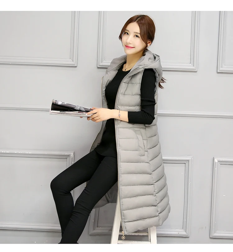 Rounded Hem Down Coat Women With Hood 
