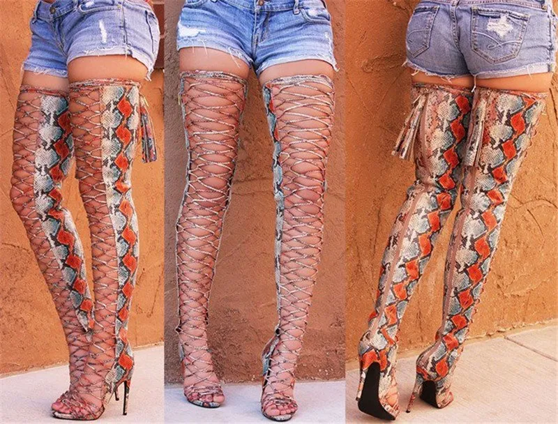 Nelly-Bernal-Yanina-Copper-Snake-Thigh-High-Boot