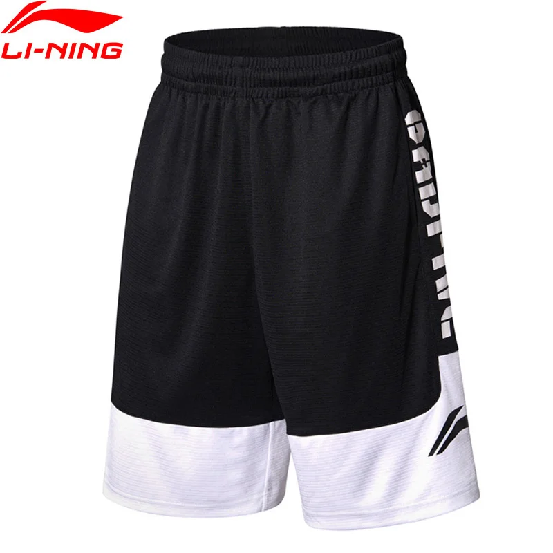 (Клиренс) Li-Ning мужские шорты BAD FIVE для соревнований по баскетболу свободный крой