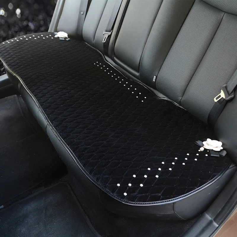 Winter-Plush-Flower-Universal-Car-Seat-Cover-Mat-Diamond-Seat-Cushion-Velvet-Front-Back-Seat-Protector-2