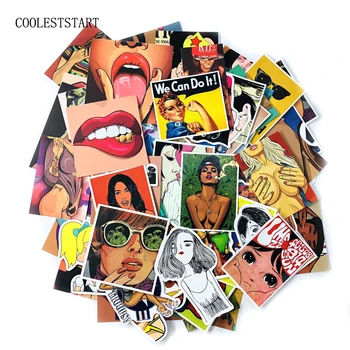 

99pcs/lot DIY Stickers Violence Sexy Vulgar For Skateboard Laptop Luggage Snowboard Fridge Phone Toy Styling Home Decor Stickers