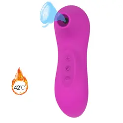 Пульс присоска вибратор соска стимулятор минет Вибрационный оральный секс лизать вибратор Отопление вагинальный массаж секс-игрушки для