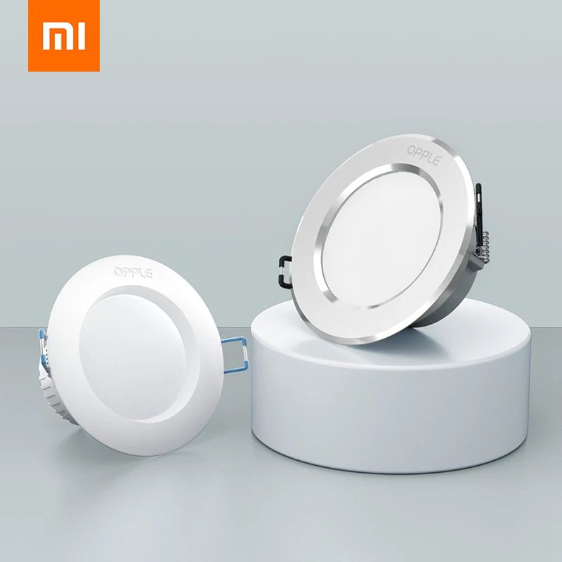 

Original New Xiaomi Opple LED Downlight 3W 120 Degree Angle lighting White Light and Warm Ceiling Recessed Light for Home Office