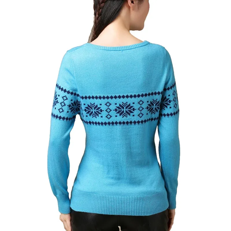 البلوزات البلوفرات المرأة الخريف الشتاء الجاكار نسج الكشمير محبوك نوعية جيدة اعبا التأثيرات الأسهم التخليص ترويج