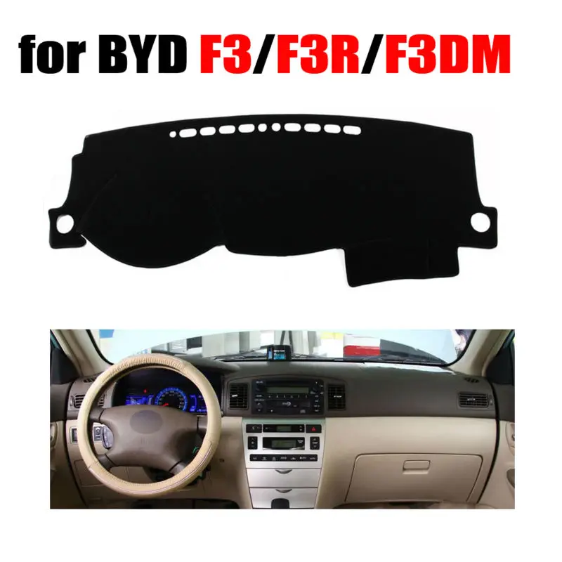 Чехлы для приборной панели автомобиля коврик BYD F3 F3DM F3R 2007 2013 лет левый руль чехол