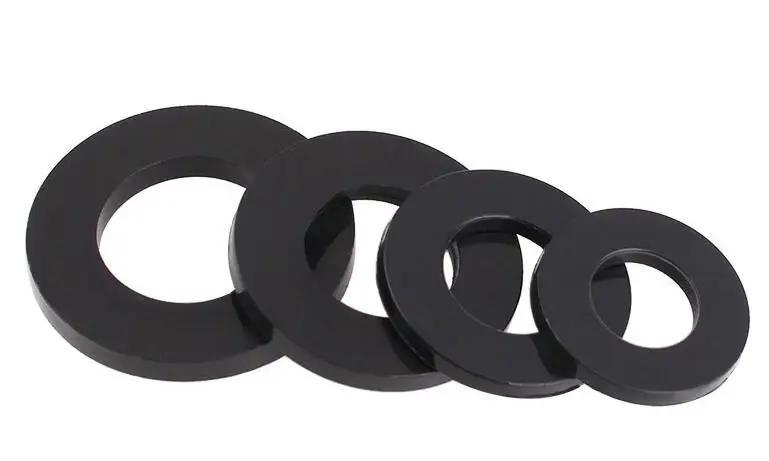 10Pcs-100Pcs DIN125 ISO7089 M2 M2.5 M3 M4 M5 M6 M8 M10 Plastic Nylon Washer Plated Flat Washer Seals Gasket Ring