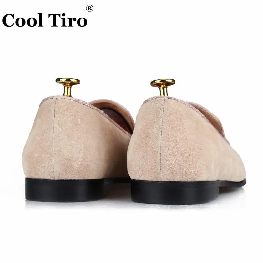 Beige suede Loafers SLIPPERS (11)