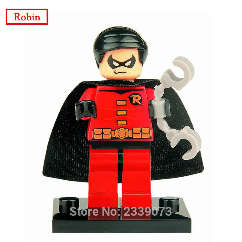 

Legoing DC Comics Nightwing Super Heroes Batman Dynamic Duo Models & Building Toy Blocks For Children Robin DIY blocks Single