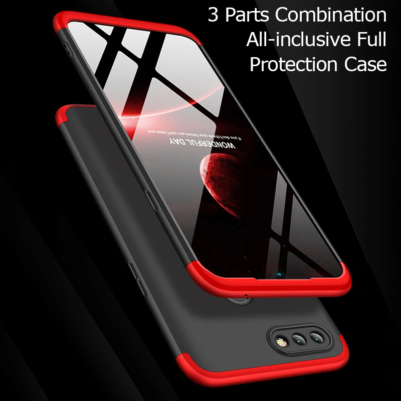 

360 Degree Full Cover Case For OPPO F11 Pro Realme 5 3 2 X Lite C2 Reno Z A57 A59 A79 F3 F5 F7 F9 Find X R11S R15 R17 A3S Cases