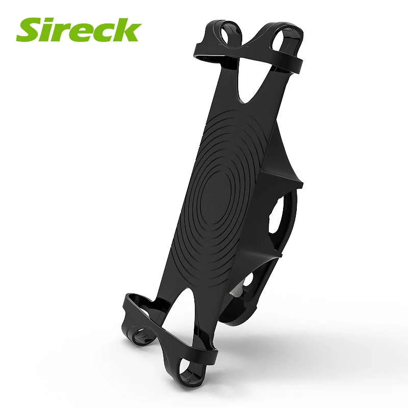 

Sireck 4" - 6" Bicycle Phone Holder Silicone Bike Holder Cycling Handlebar Mobile Phone Smartphone Bracket Cellphone Stand Mount