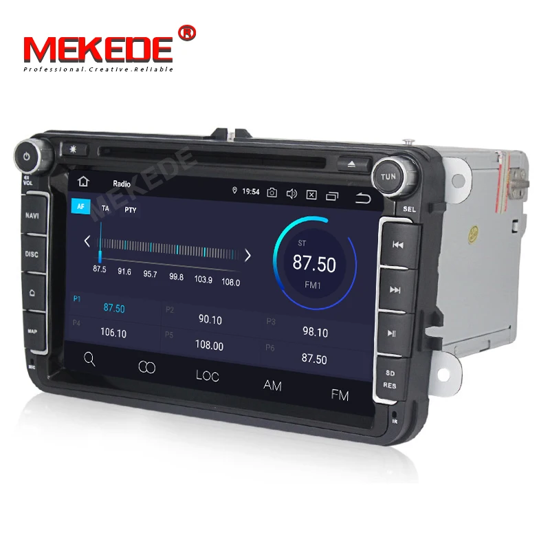 Flash Deal MEKEDE Car Multimedia player Android 9.0 GPS 2 Din Car Radio Audio Auto For Volkswagen/POLO/PASSAT/Golf  FM Radio IPS screen 2
